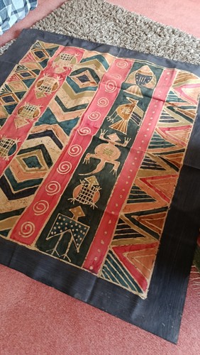 African vintage batik - vintage, batik/wall