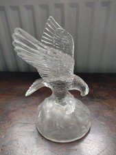 Cristal d'Arques Vintage Lead Crystal Glass Eagle Ornament Figurine 20cm High