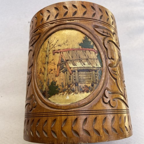 Antique hand carved - carved, wood