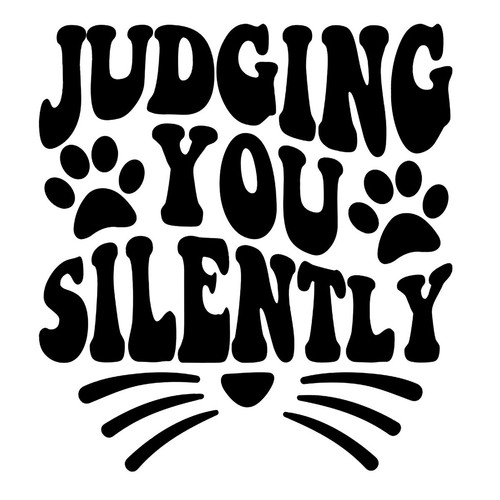 Cat judging you - judging,