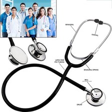 Dual Head Stethoscope Pro Medical EMT For Health Care Doctor Nurse Vet Student