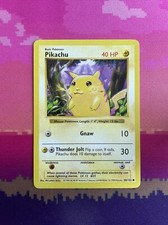 Pokemon Card Pikachu Shadowless Base Set Common 58/102 Near Mint