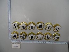 ORIGINAL SET FRENCH ENAMEL AND