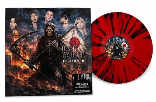 Iron maiden red black - maiden, &