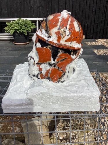 Clone trooper helmet snow - trooper, in