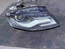 Headlight Audi A4 B8 8K Saloon 2008-2012 Xenon LED DRL Headlamp Drivers Side