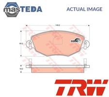 GDB1434 BRAKE PADS SET BRAKING