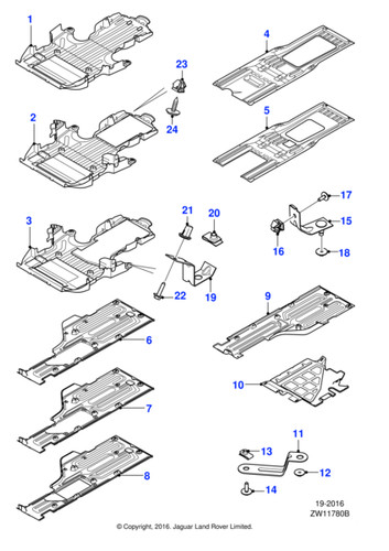 Jaguar genuine undertray - jaguar, fits