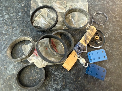 Vintage meccano pieces rubber - vintage,