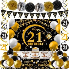 21st Birthday Decorations for