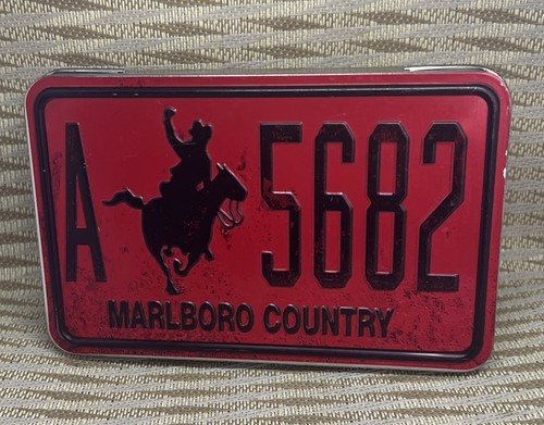 Vintage tobacco tin - tobacco, marlboro