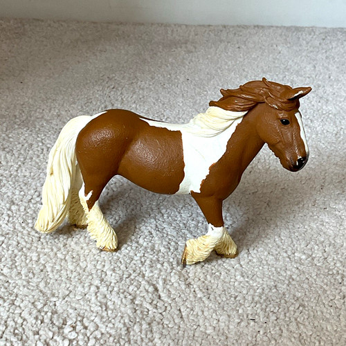 Schleich brown white plastic - schleich,