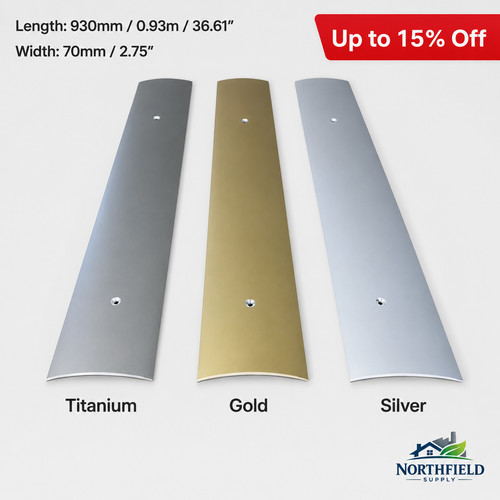 Aluminium door threshold bar - door,
