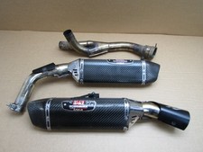 Yamaha YZF R1 2011 16,924 miles exhaust silencers and pipe Yoshimura (15033)
