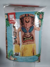 New Novelty Tiki Totem Pole Tabard Mens Ladies Fancy Dress Costume One Size