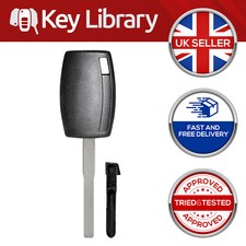 HU101 Ford Blank Manual Transponder Car Key Blade Case Shell