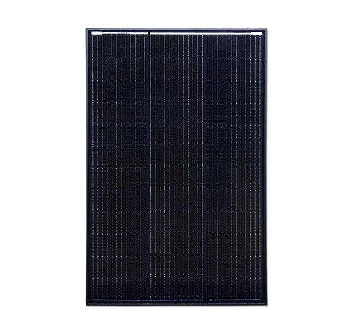 Black 150w solar panel - black,
