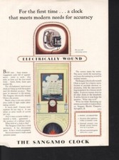 1927 SANGAMO CLOCK ELECTRIC