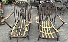 Pair of Vintage Ercol Fluer de Lys 203 Armchairs