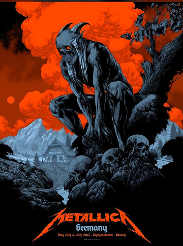 Metallica music prints - music,