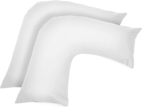 Shaped pillow case cover - v,