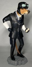 Robert Harrop Doggie People GREYHOUND POLICE MOTORCYCLIST ~ Dog Figurine DP154