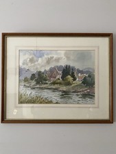 Robin Reckitt Original Signed Watercolour Painting Tintern Abbey Monmouthshire