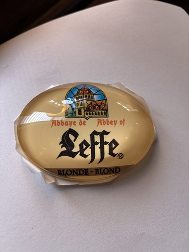 Leffe blonde oval fish - leffe,