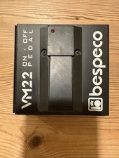 Bespeco VM22 Latching On-Off footswitch Switch with optional status LED