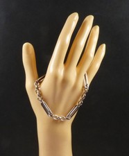 Trombone Link Bracelet Antique