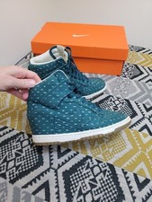 Womens Nike Dunk Sky Hi High Hidden Wedge Trainers Size 5 EU 38.5 Teal White