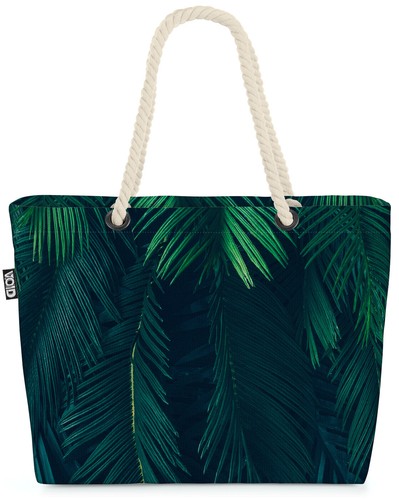 Void bag green palm leaves - void,