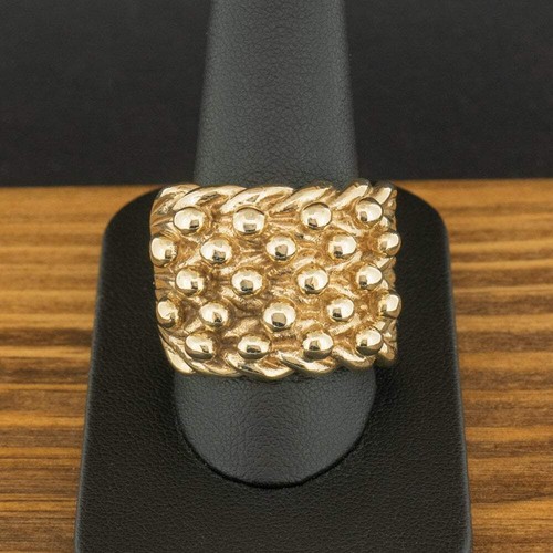 9ct yellow gold - gold, row