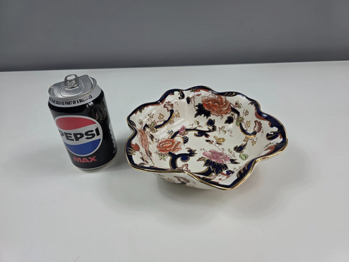 Masons blue mandalay pattern - blue,