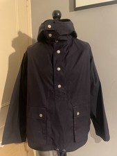 Nigel Cabourn Strap Hooded Smock Navy In Men's Size M BRAND NEW RRP £325.00