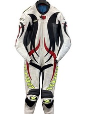 TEXPORT Racing Suit Size 50 Unisex Adults Leather Elbow Knee Armour 3