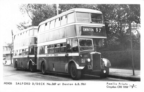 Bus salford deck - no369, at