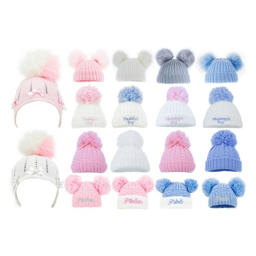 Baby knitted pom - baby,
