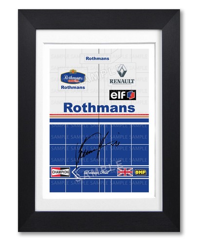 Damon hill signed race - signed, suit