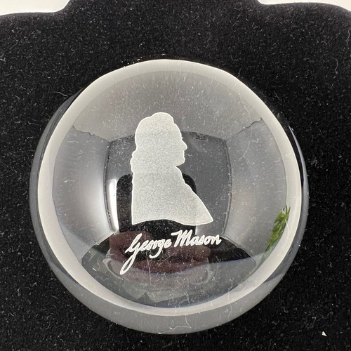 George mason paperweight - george,