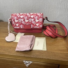 Brand New Radley Mini Flapover Crossbody Bag - I Choose You - Red - RRP £179..