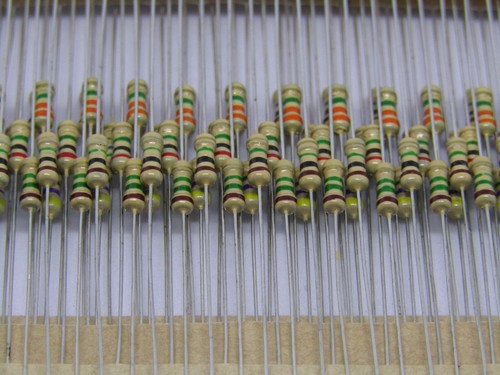 Carbon film resistor - carbon,