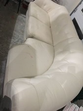 White Leather Couch High
