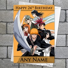Bleach birthday card. 5x7