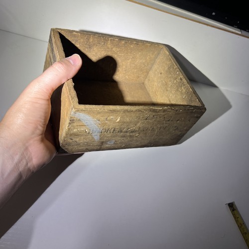 Antique wooden crate box - antique,