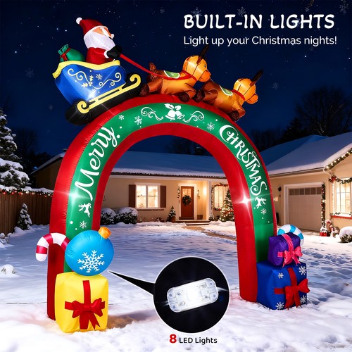 10ft lighted christmas - lighted,