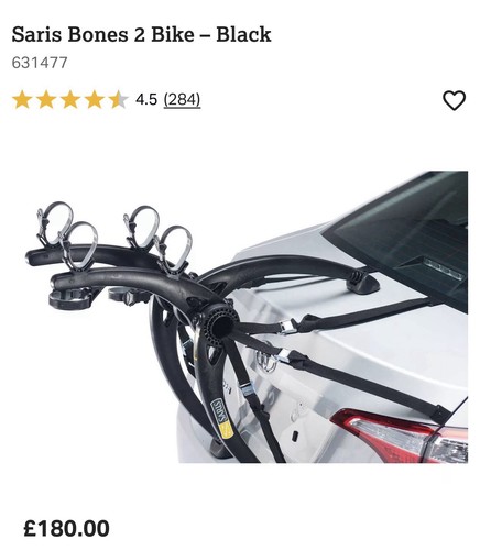 Saris bones bike car - saris,
