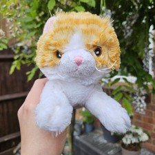 Sainsburys Cat Soft Toy Ginger White Stuffed Animal Plush Teddy Kitty 9 Inch