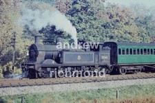 BR H Class 0-4-4T Steam Locomotive 31543 Longton Green 1960 Original 35mm Slide