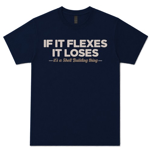 Flexes it loses shell - if,